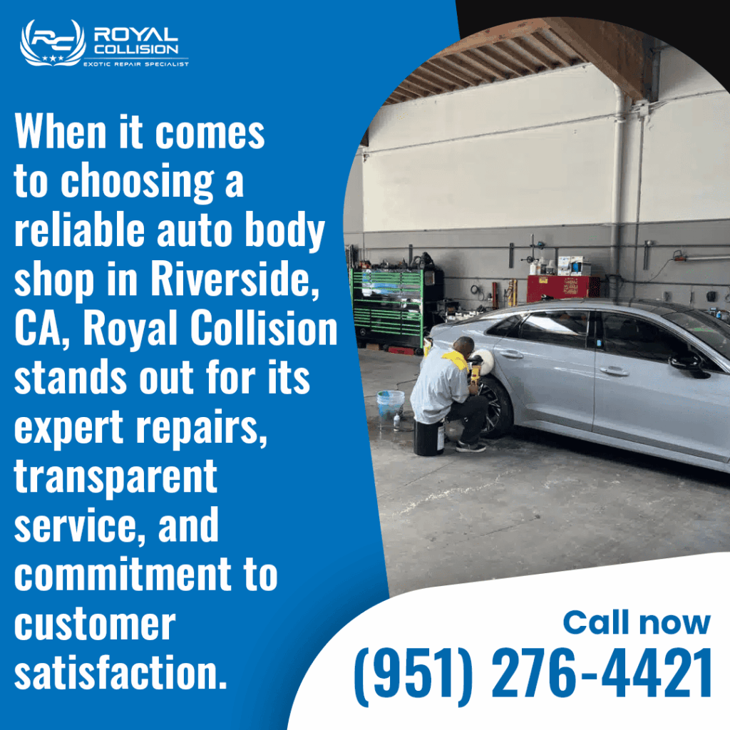 Reliable auto body shop in Riverside, CA