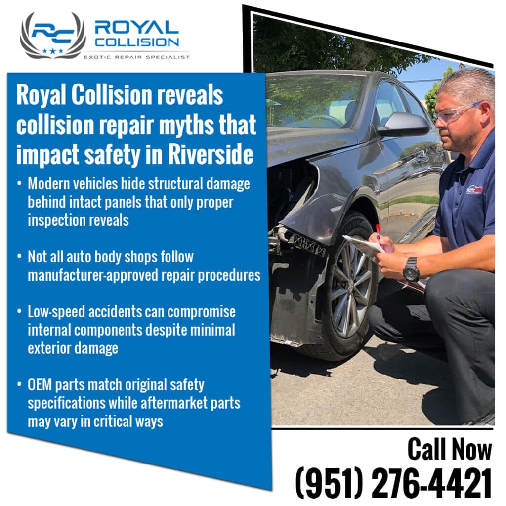 collision repair myths that impact safety in riverside